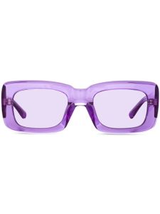 Linda Farrow x Linda Farrow lunettes de soleil à monture rectangulaire - Violet