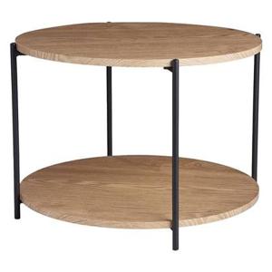 Lisomme Lina Ronde Houten Salontafel Ø 55 cm - Naturel