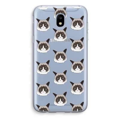 It's a Purrr Case: Samsung Galaxy J5 (2017) Transparant Hoesje