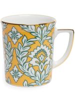 La DoubleJ tasse en porcelaine à imprimé végétal - Jaune