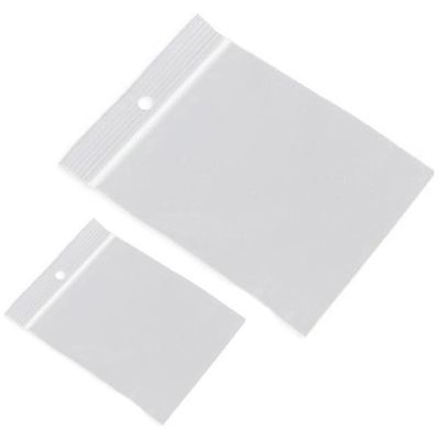 200x Gripzakjes/verpakkingszakjes 55 x 65 mm en 80 x 120 mm