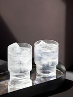 Ferm LIVING Ripple Glasses (Set of 4) Transparant 4 stuk(s) 200 ml - thumbnail