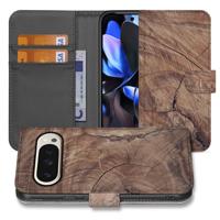 Portemonnee Hoesje Pixel 10 Pro | Boomstam Bruin Pasjeshouder