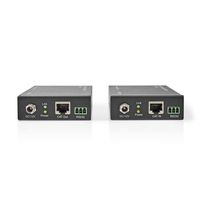HDMI©-Extender | Over Cat6 | tot 60 m | 4K@60Hz | 18 Gbps | Metaal | Antraciet - thumbnail