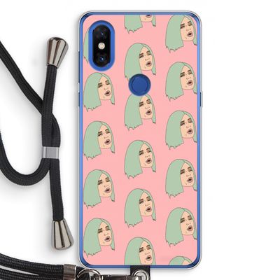 King Kylie: Xiaomi Mi Mix 3 Transparant Hoesje met koord