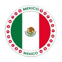 Bierviltjes Mexico - 100x stuks - landenthema - versiering - onderzetter