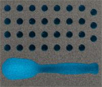 HAZET 2-componenten zachschuiminleg 163-384L · L x B: 95 mm x 80 mm