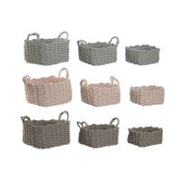 Basket spelset Home ESPRIT Touw 28 x 28 x 18 cm