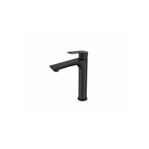 Sanimar Nero Lavabo Wastafelkraan Verhoogd 26x15.6 cm Messing Zwart