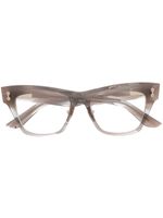 Akoni lunettes de vue à monture rectangulaire - Marron