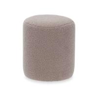 Poef Gift Decor Bruin Stof Hout MDF