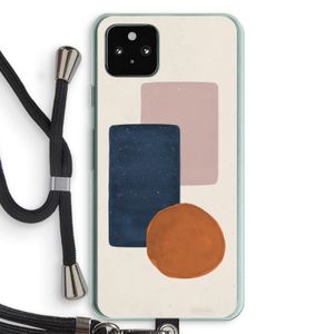 Geo #3: Pixel 5a 5G Transparant Hoesje met koord