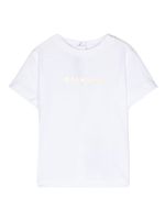 Balmain Kids t-shirt en coton à logo imprimé - Blanc