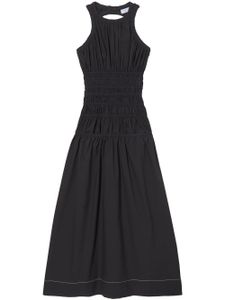 Proenza Schouler White Label robe trapèze à fronces - Noir