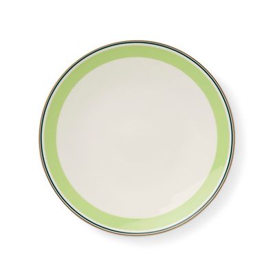DIBBERN - Capri Coupe - Dinerbord 28cm Spring Green/Dark Gr