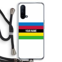 WK Wielrennen: OnePlus Nord CE 5G Transparant Hoesje met koord