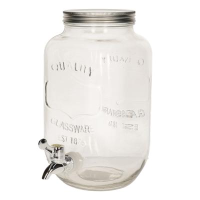 Drankdispenser - 3 liter - limonadetap - glas - 14,1 x 26,3 cm