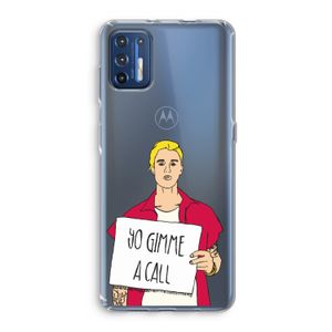Gimme a call: Motorola Moto G9 Plus Transparant Hoesje