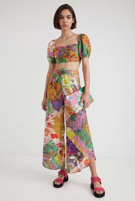 Broek met splitten M. Christian Lacroix - MATERIAL FINISHES - M