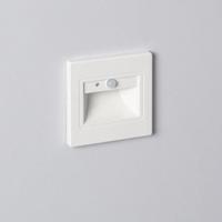 Trapverlichting met sensor &apos;Karel&apos; PIR inbouw 3 kleuren 1,5W led wit modern