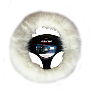 Simoni Racing Stuurwielhoes Fluffy Fur Wit SRCVT57W