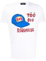 DSQUARED2 t-shirt à imprimé graphique - Blanc