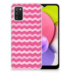 Samsung Galaxy A03S TPU bumper Waves Pink