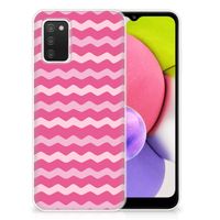 Samsung Galaxy A03S TPU bumper Waves Pink - thumbnail