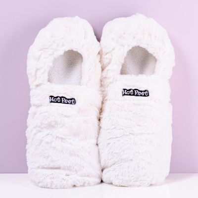 Hot Feet magnetron sloffen - Laag/wit