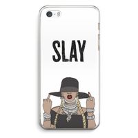 Slay All Day: iPhone 5 / 5S / SE Transparant Hoesje