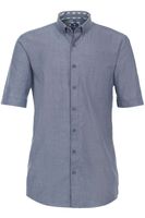Redmond Casual Modern Fit Overhemd Korte mouw donkerblauw