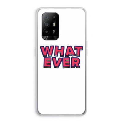 Whatever: Oppo A95 5G Transparant Hoesje