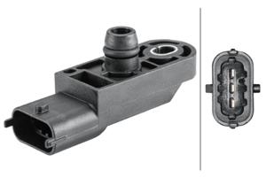 MAP sensor, Sensor, vuldruk HELLA, u.a. für Renault, Nissan, Dacia, Opel, Abarth, Vauxhall, Alfa Romeo