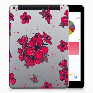 Apple iPad 9.7 2018 | 2017 Siliconen Hoesje Blossom Red