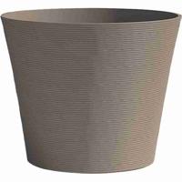 Bloempot - GARDEN ID - Green Care Sense Taupe - 30 x 27 cm - 10 jaar garantie - 100% gerecycled - UV- en vorstbestendig