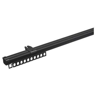 Gordijnrailset zwart - 100 cm - Leen Bakker