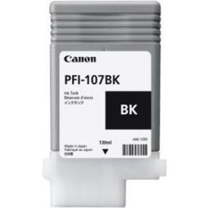 Canon PFI-107BK inktcartridge 1 stuk(s) Origineel Zwart