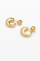 Gouden oorringen ZALIO - MATERIAL FINISHES - U Gouden oorringen ZALIO - MATERIAL FINISHES - U