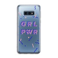 GRL PWR: Samsung Galaxy S10e Transparant Hoesje