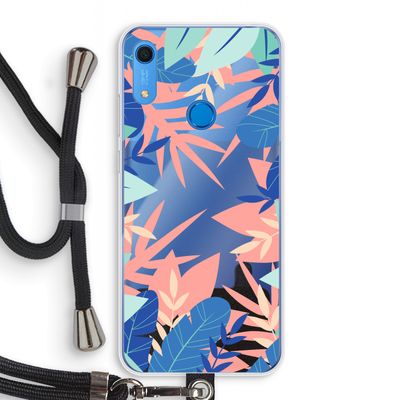 Tropisch: Huawei Y6s Transparant Hoesje met koord