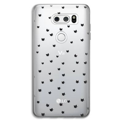 Kleine kattenkopjes: LG V30 Transparant Hoesje