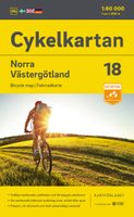Fietskaart 18 Cykelkartan Norra Västergötland - Västergotland North | Norstedts - thumbnail