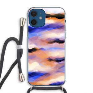 Donkere Wolken: iPhone 12 Transparant Hoesje met koord