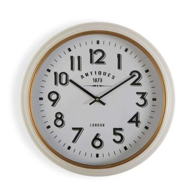 Muurklok Versa Antiques Wit Hout MDF Hout MDF/Metaal 5,8 x 42 cm