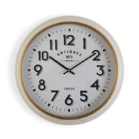 Muurklok Versa Antiques Wit Hout MDF Hout MDF/Metaal 5,8 x 42 cm