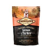 CARNILOVE Salmon & Turkey Large Breed Puppy 1,5 kg Zalm, Turkije - thumbnail