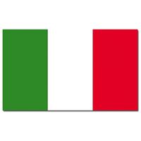 Gevelvlag/vlaggenmast vlag Italie 90 x 150 cm   -