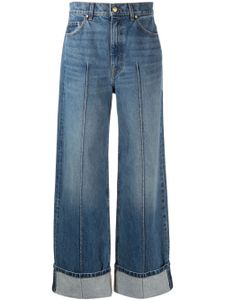 Ulla Johnson jean ample The Genevieve à taille haute - Bleu