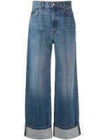 Ulla Johnson jean ample The Genevieve à taille haute - Bleu