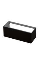 Onderkast INK 1 lade softclose met greep gelakt 120 cm x 48 cm x 45 cm Mat zwart 1258031